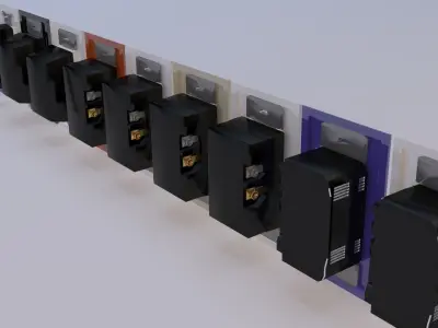 Rocker Style Specialty Fixtures pack 1 3D model