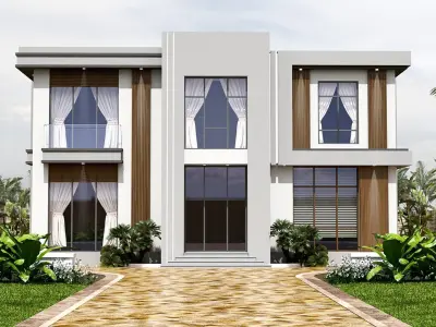 house Low-poly 3D model