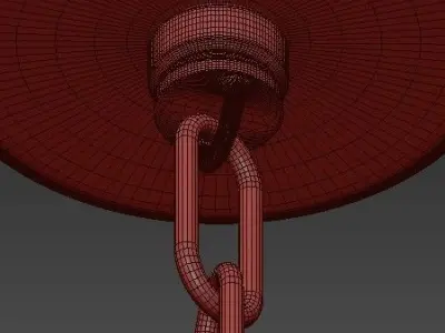 Bling Large Chandelier 3D model