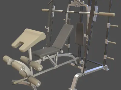 Gym Equipment 3D model