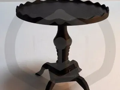 Regency Style Pie Crust Coffee or Side Table  3D print model