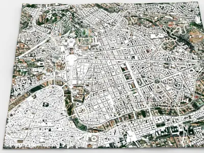 Cityscape Vatican 3D model