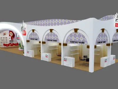 Exhibition - Area -27X6-3DMAX2009-022 3D model