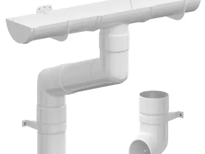 Gutter system 1 3D model