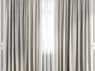 Curtain Set 186 3D model