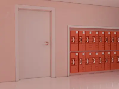 Apartment Corridor 3D model