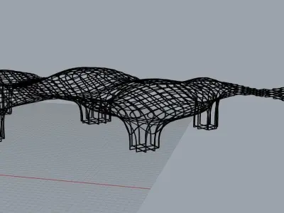 metropol parasol hermann mayer 3D model