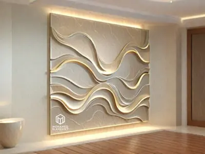 STL Wall Panel Collection for CNC and Printing 3D Model Pack