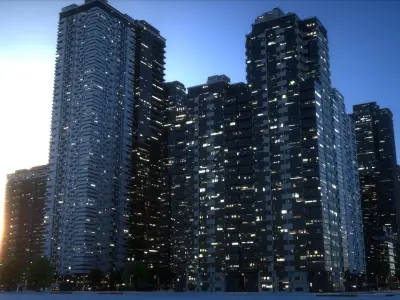 City Block Type B27 3D model