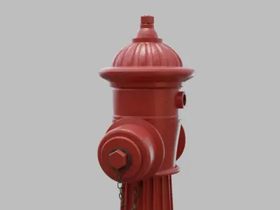 Fire Hydrant 24 - Old Vintage style 3D model