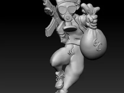 GAS Man  3D print model