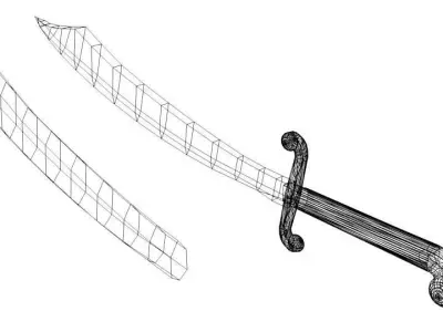 Sword - Tang 3D model