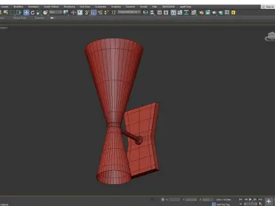 Currey and Co Gino Wall Sconce Low-poly 3D model