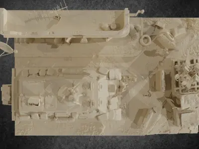 MA Models 3D Libya Civil War  3D print model