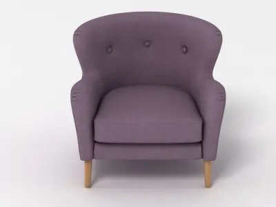 Wilbur Armchair 3D model