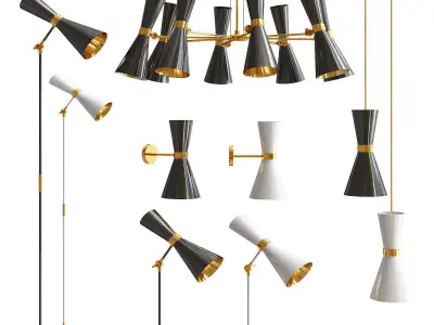 Cairo Light Collection - 5 types 3D model
