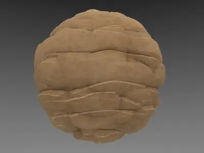 Rock - Stylised PBR Texture - Material  3D model