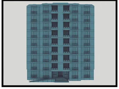 Apartment Project  Low-poly 3D model