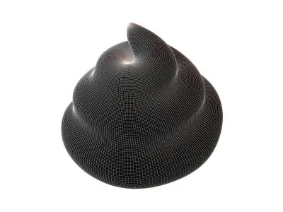 Pile of Poo v2 004 Low-poly 3D model