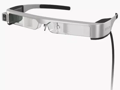 Epson Moverio BT-300 smart glasses for drone Low-poly 3D model