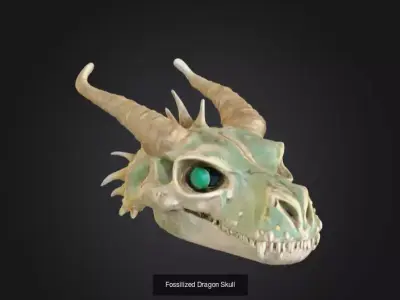 Creatures of Land and Sea Fantasy Animal  3D Model Pack