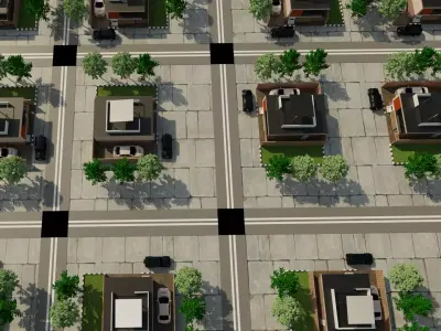 mini estate 3D model