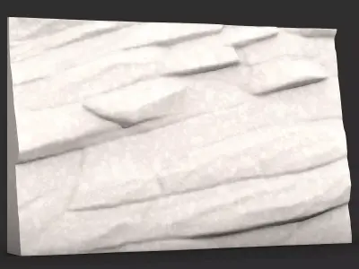 Dense Limestone Wall High Poly 3D print model purchase