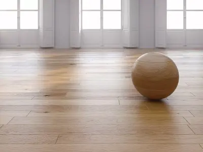 Oak Natural floor 3D model