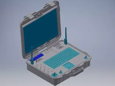 Drone Station 3D model 3D model