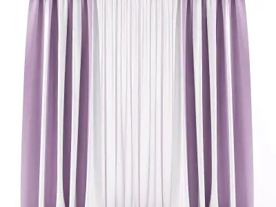 Curtain 3D model 90 3D model