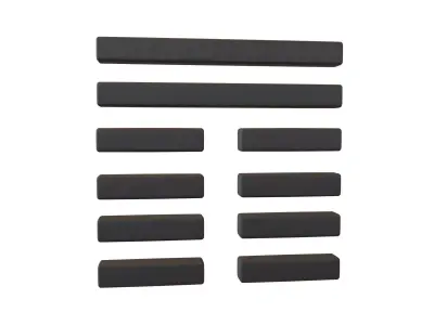 I Ching Hexagrams 20 guan v1 001 Low-poly 3D model