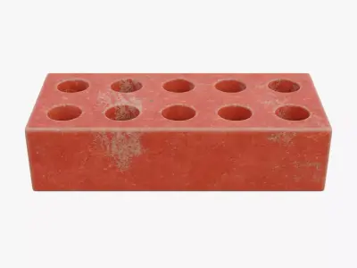 Red Brick 2 Low-poly 3D model