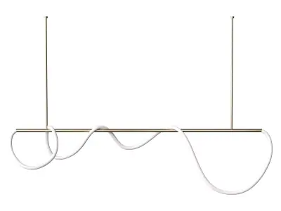 LED Ceiling Light Low-poly 3D model