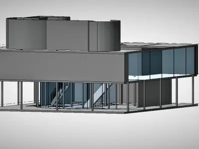 villa savoye  3D model