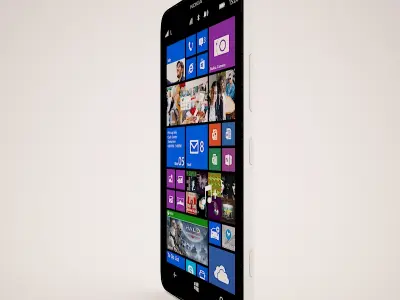 Nokia Lumia 1320 White 3D model