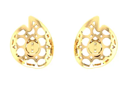 Ring Earrings Pendant Combo 3D print model