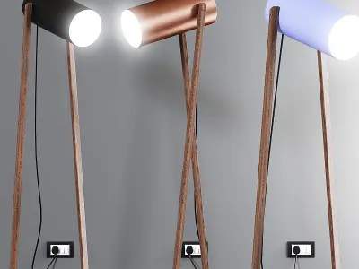 Rocio Shade Floor Lamp Bohemiana 3D model