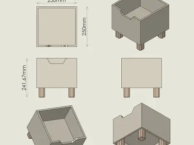 Storage Unit 3D print model