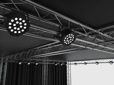 Concert Stage 6 3D model