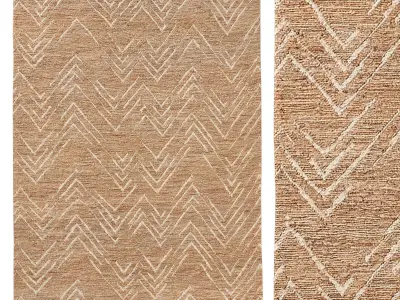 SAANA JUTE RUG 3D model