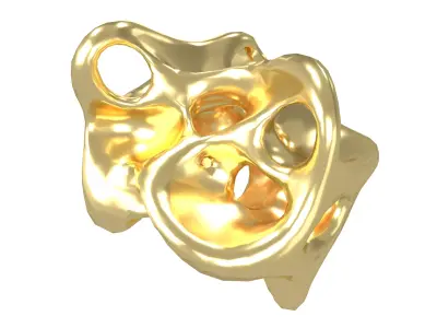 Abstract Shape v27 001 Low-poly 3D model