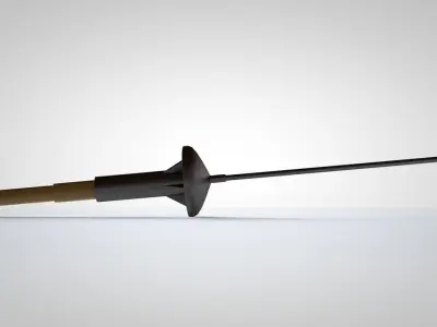 Simon Door Breach Rifle Grenade simple model Free low-poly 3D model