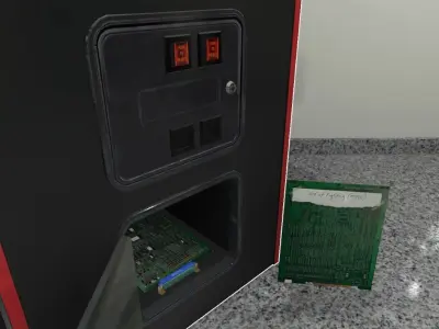90s 2 Player Arcade Machine Low-poly 3D model