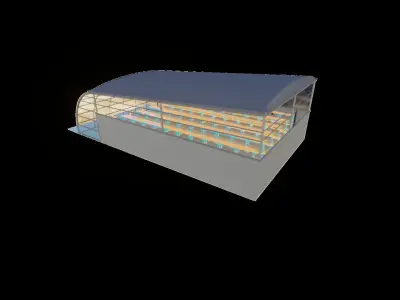 Warehouse Unit 3D model