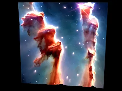 Twins Nebula 3D model
