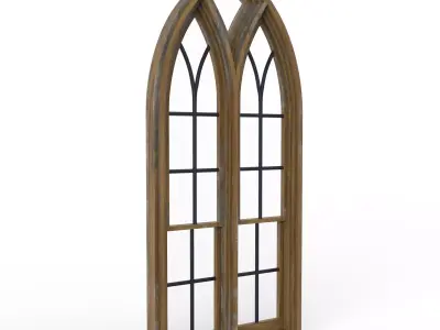 Castle window 3D model