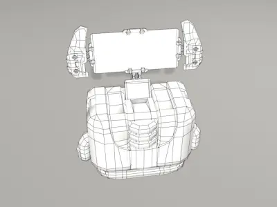 scifi control panel1 3D model