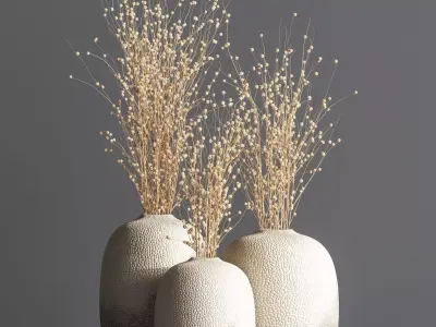 Collaction Plants Bouquet 08 3D model