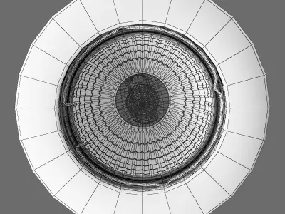 011077 Teso Lightstar Recessed spotlight 3D model