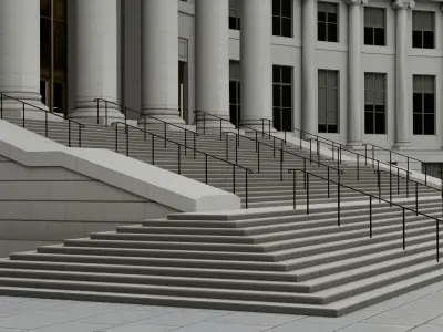 City Hall Premium Edition  Low-poly 3D model